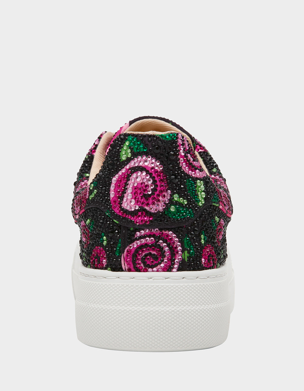 Betsey Johnson Smart Buy | SIDNY BLACK ROSE Women's Tennis Sneaker