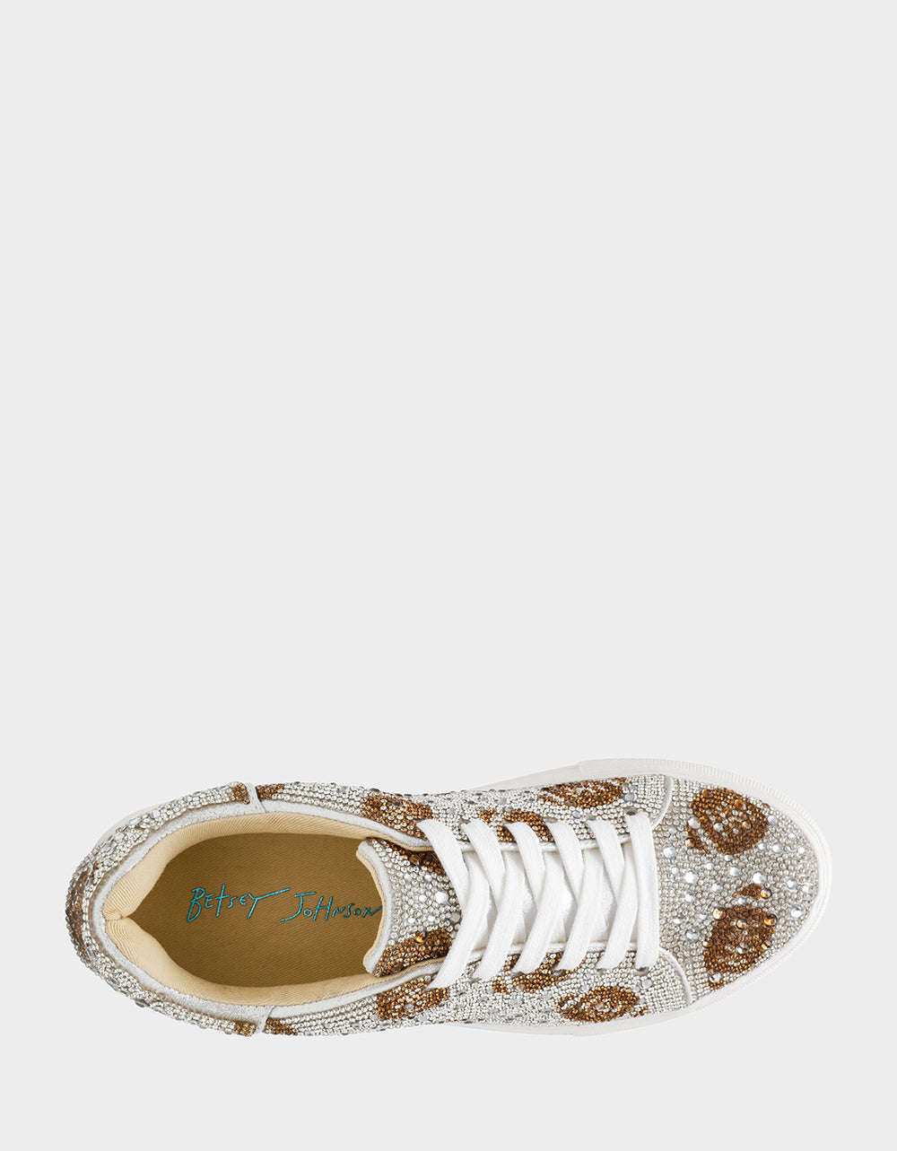 Betsey Johnson Quality | THE BIG GAME BUNDLE Women's Football Rhinestone Sneakers, Earrings, and Necklace Set