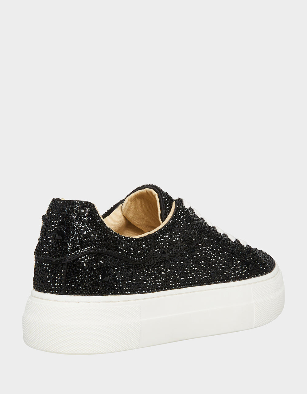 Betsey Johnson Recommended | SB-SIDNY BLACK Rhinestone Sneaker
