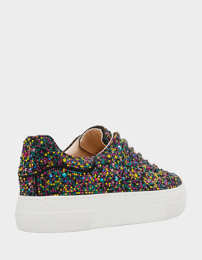 Betsey Johnson Best Price | SIDNY BLACK MULTI Women's Sneaker