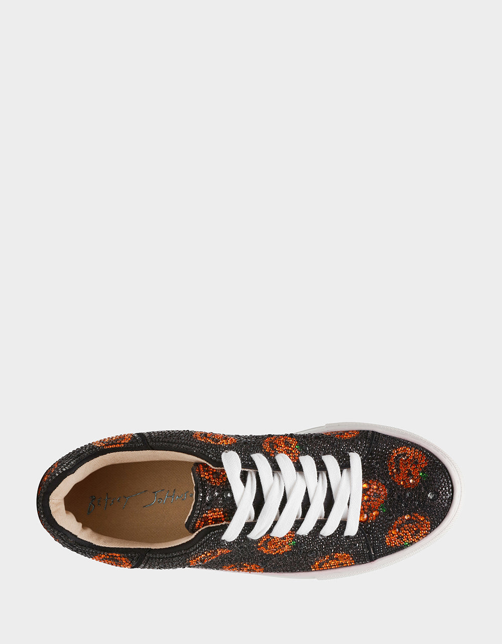 Betsey Johnson New | SIDNY PUMPKIN Print Sneakers