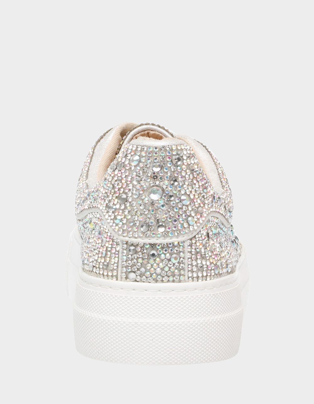 Betsey Johnson Best Price | SIDNY RHINESTONES Lace Up Sneakers