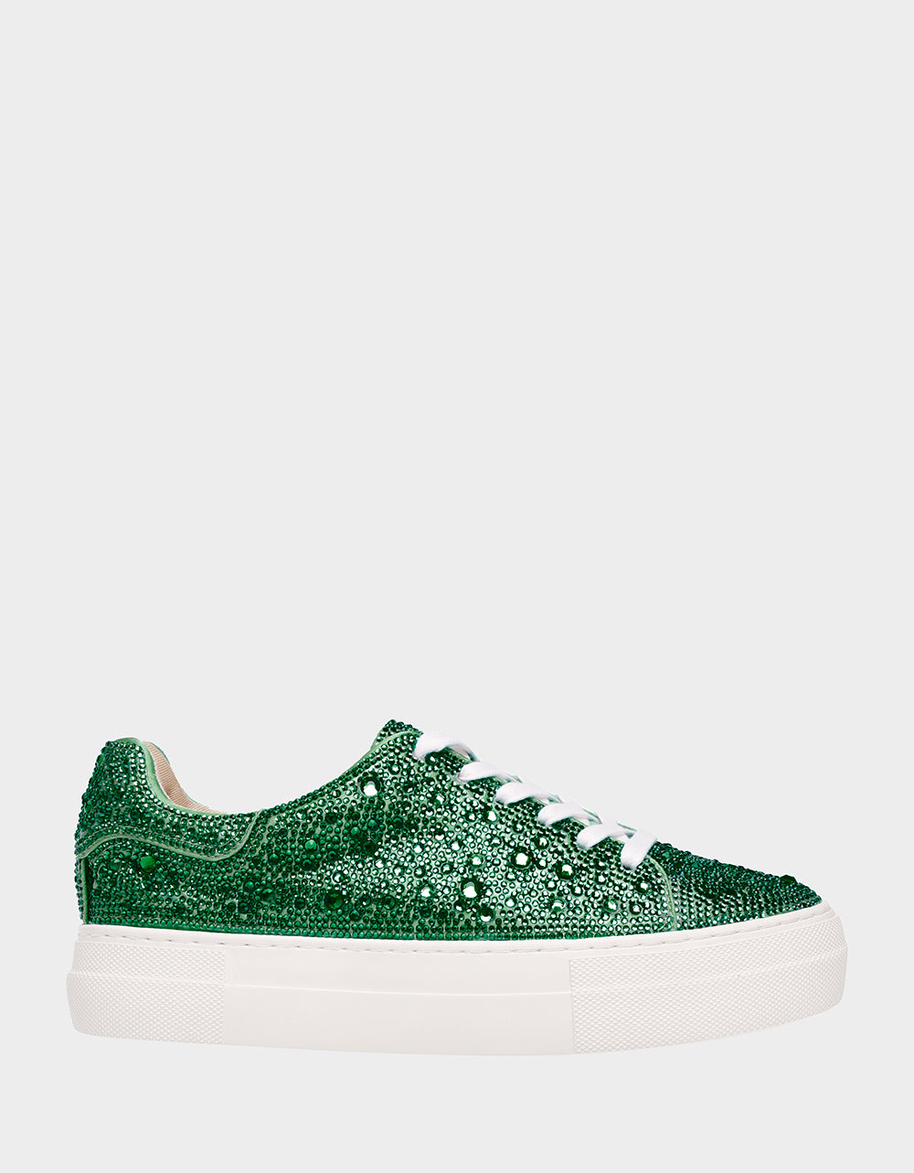 Betsey Johnson Popular | SIDNY EMERALD Rhinestone Sneaker