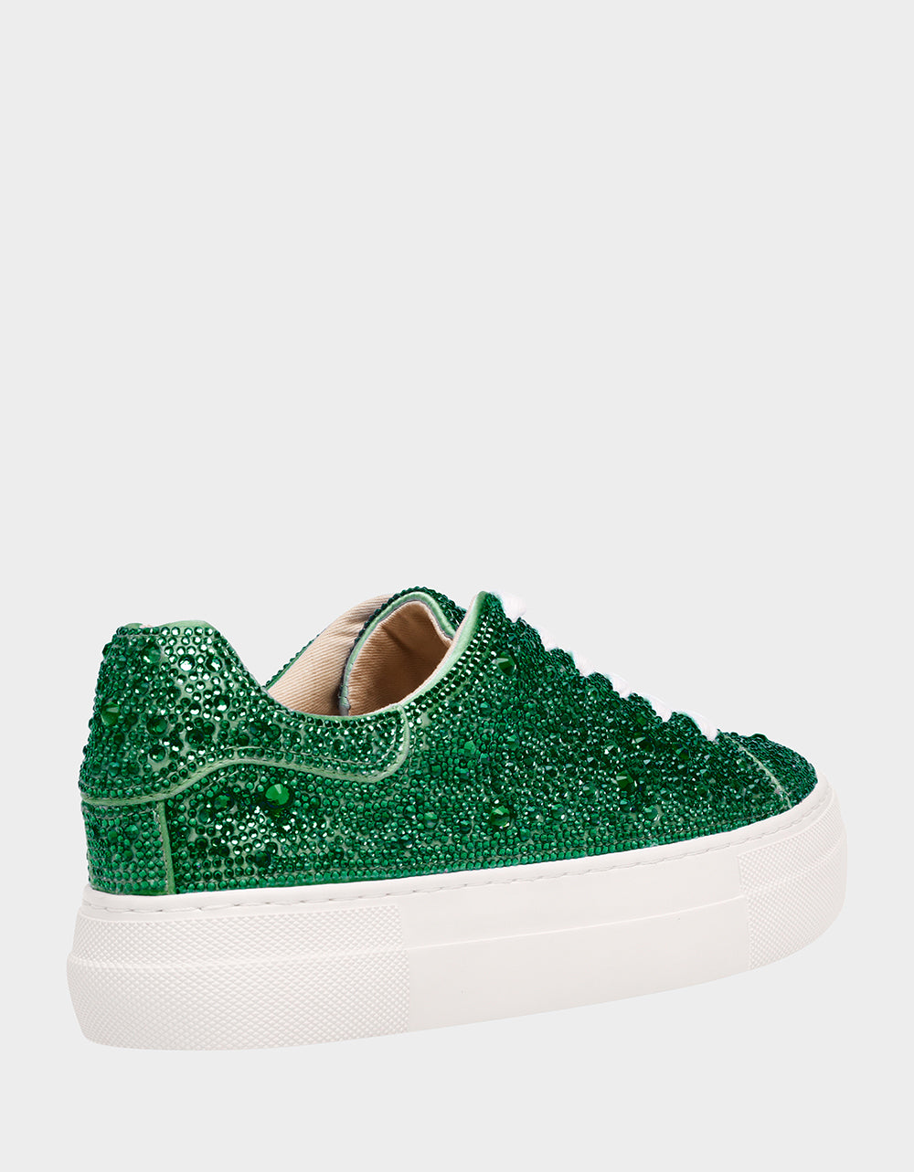 Betsey Johnson Popular | SIDNY EMERALD Rhinestone Sneaker