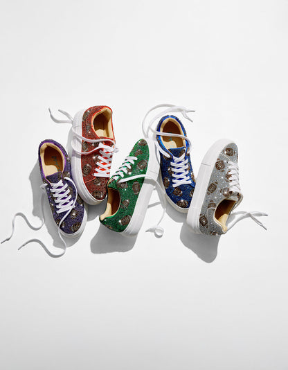 Betsey Johnson Top Pick | SIDNY SILVER FOOTBALL Women's Football Sneaker