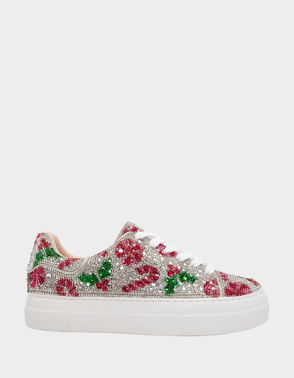 Betsey Johnson Hot Sale | SIDNY HOLLY Women's Christmas Holly Sneaker