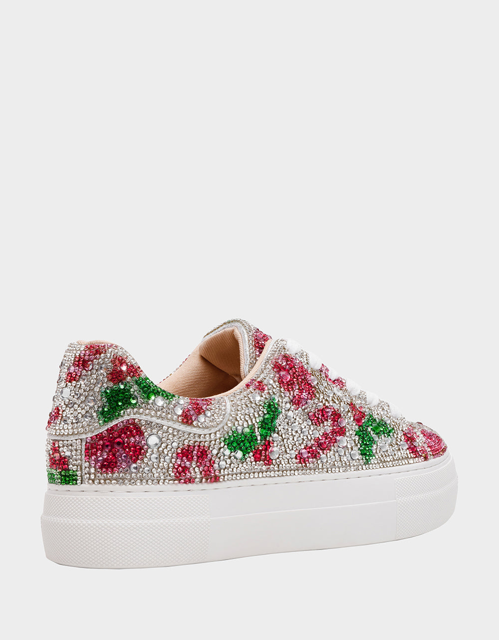 Betsey Johnson Hot Sale | SIDNY HOLLY Women's Christmas Holly Sneaker