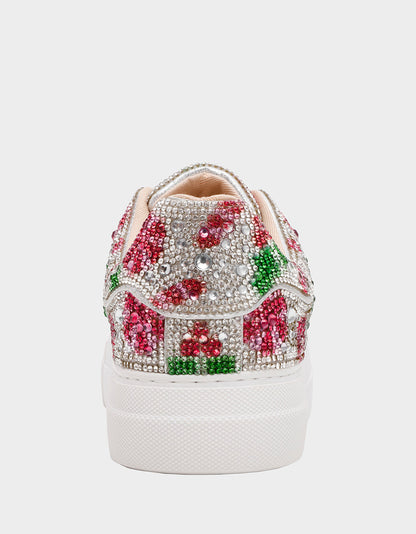 Betsey Johnson Hot Sale | SIDNY HOLLY Women's Christmas Holly Sneaker