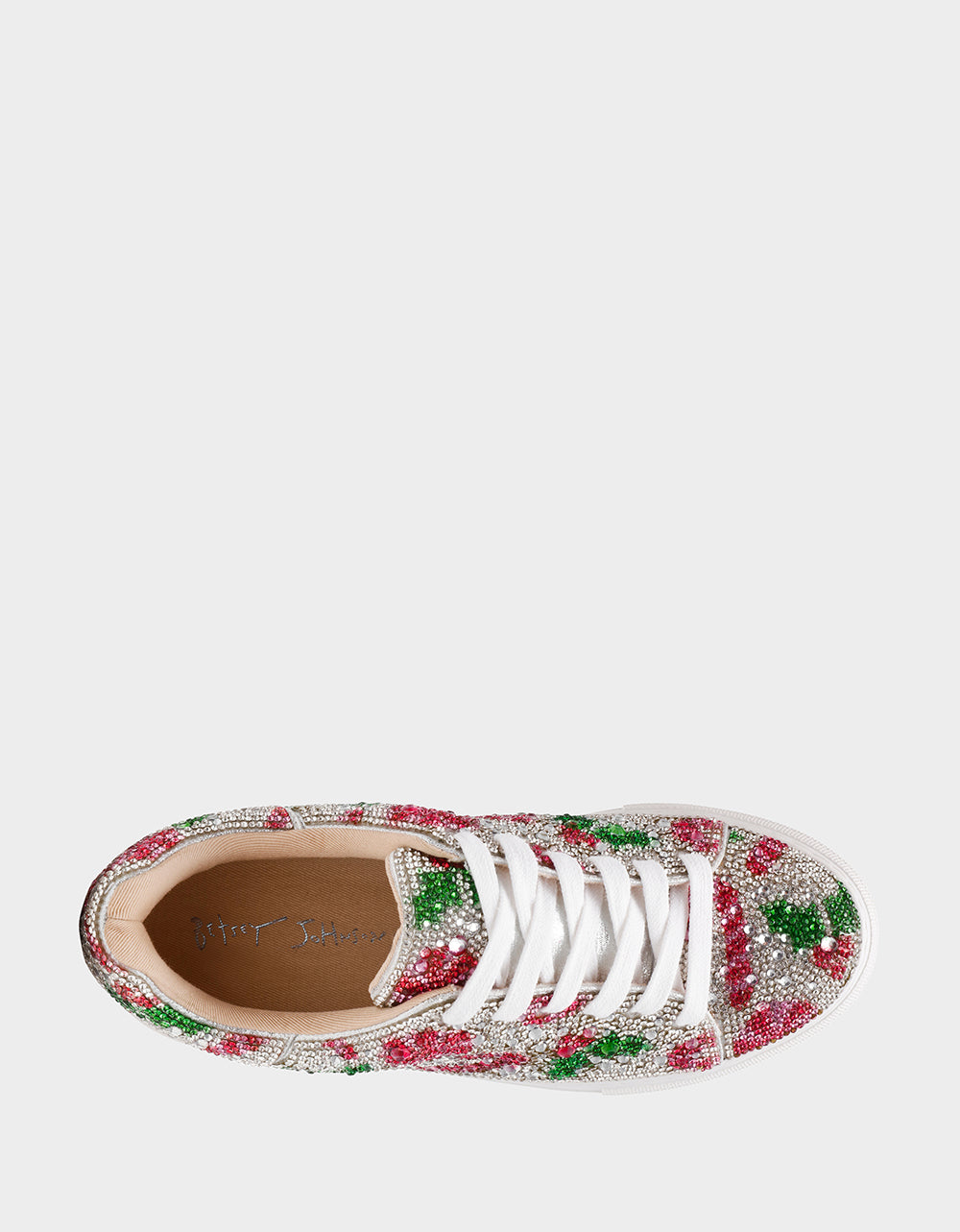 Betsey Johnson Hot Sale | SIDNY HOLLY Women's Christmas Holly Sneaker