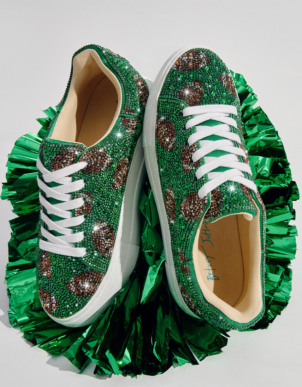 Betsey Johnson Smart Buy | SIDNY GREEN FOOTBALL Women's Football Sneaker