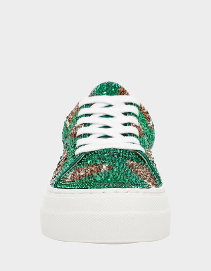 Betsey Johnson Smart Buy | SIDNY GREEN FOOTBALL Women's Football Sneaker