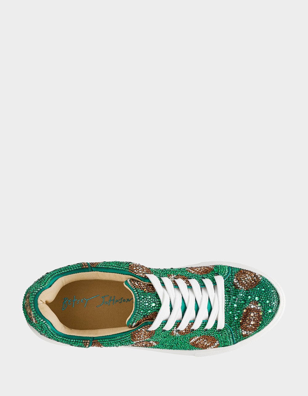 Betsey Johnson Smart Buy | SIDNY GREEN FOOTBALL Women's Football Sneaker