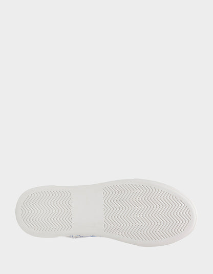 Betsey Johnson Great Value | NINO BLUE FLORAL Platform Low-Top Lace-Up Sneakers