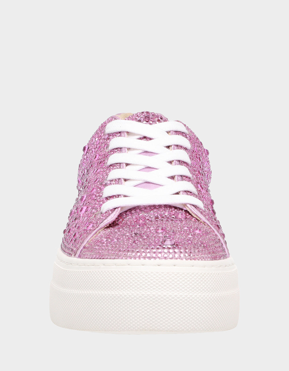 Betsey Johnson Sale | SIDNY LIGHT PINK Rhinestone Sneaker