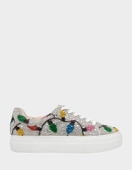 Betsey Johnson Value | SIDNY MULTI LIGHTS Women's Christmas Lights Sneaker