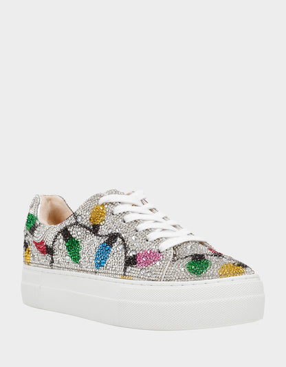 Betsey Johnson Value | SIDNY MULTI LIGHTS Women's Christmas Lights Sneaker