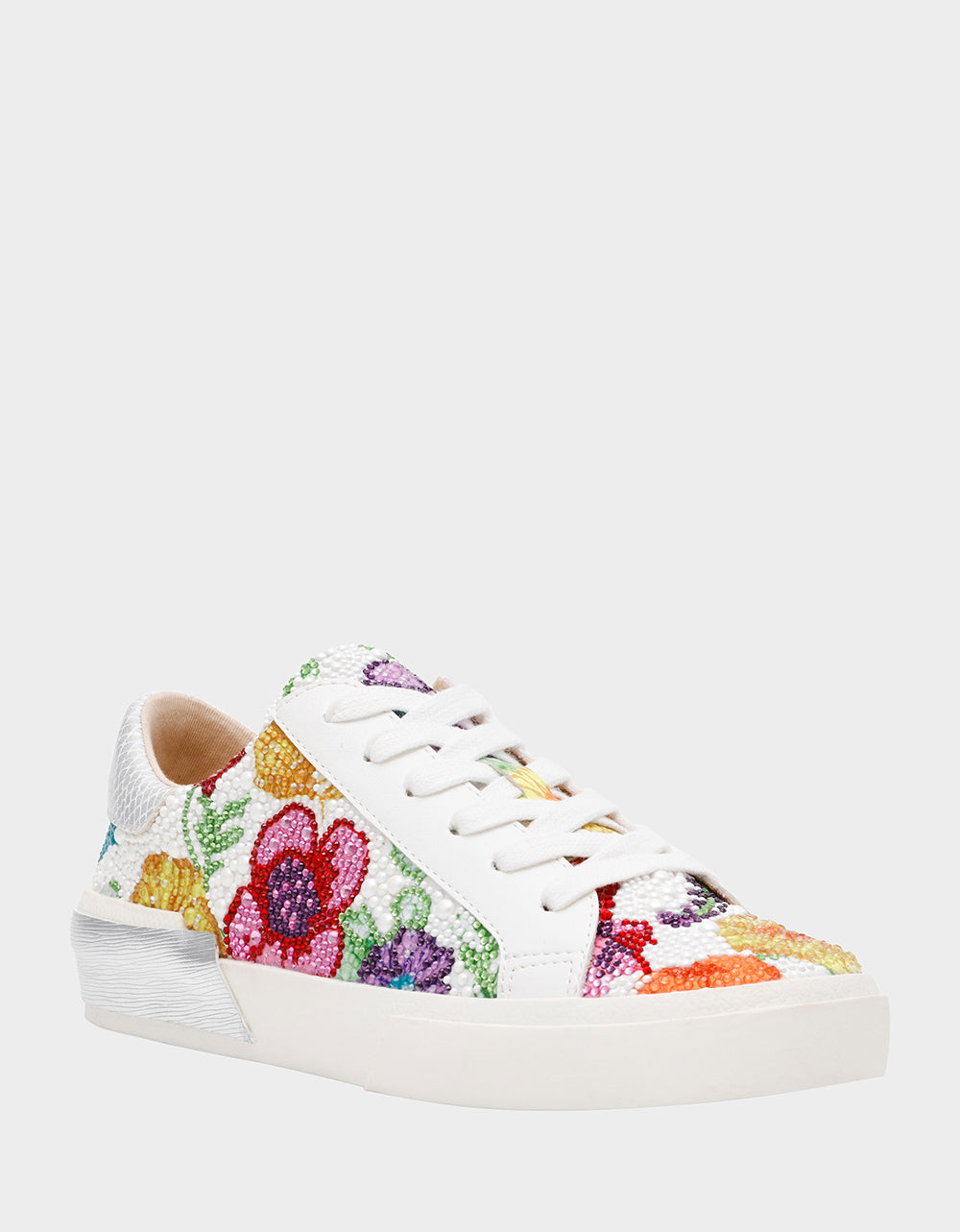 Betsey Johnson Sale | DAMON BRIGHT MULTI Women's Multicolor Floral Sneaker