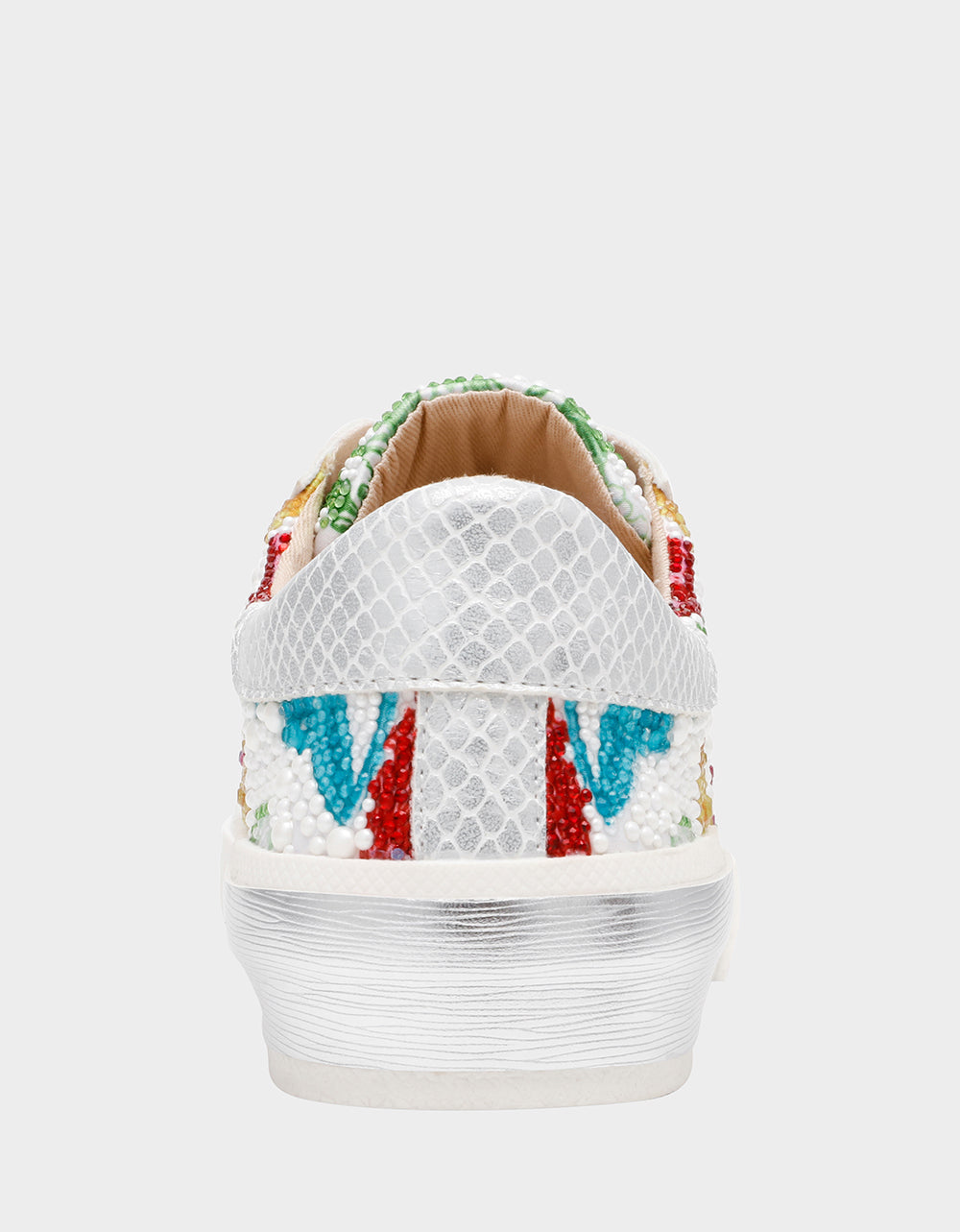 Betsey Johnson Sale | DAMON BRIGHT MULTI Women's Multicolor Floral Sneaker