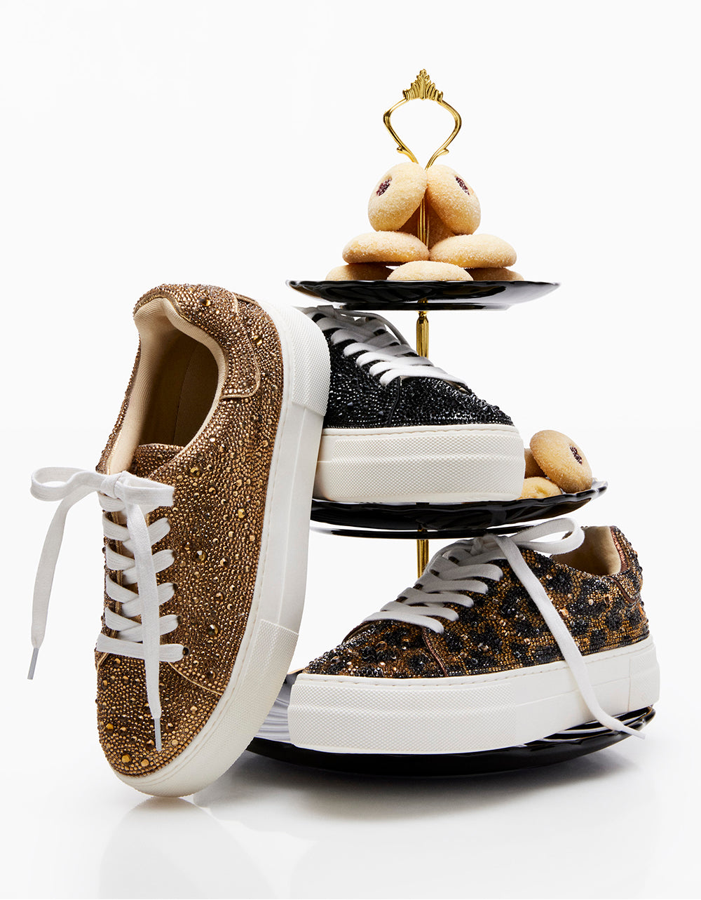 Betsey Johnson Everyday | SB-SIDNY GOLD Rhinestone Shoes