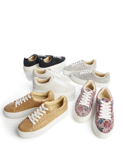 Betsey Johnson Everyday | SB-SIDNY GOLD Rhinestone Shoes
