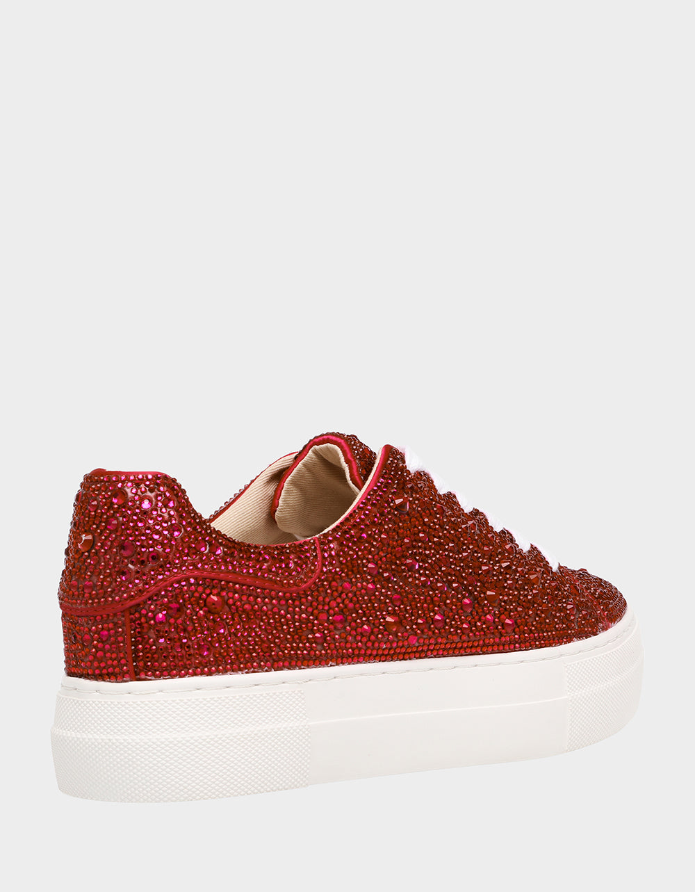Betsey Johnson Smart Buy | SIDNY RED Rhinestone Sneaker