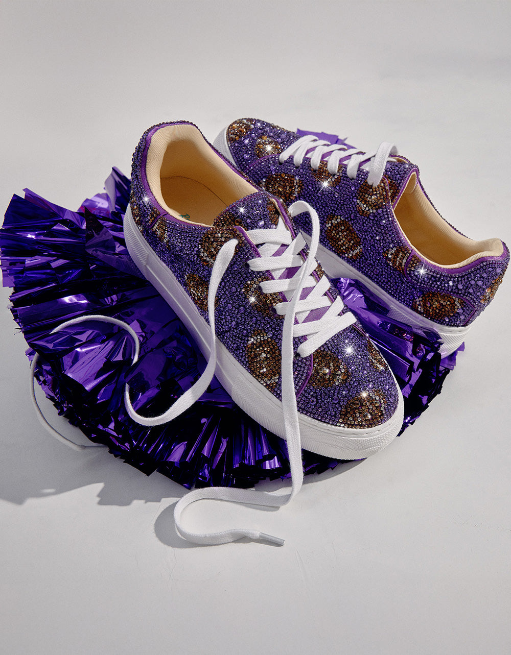 Betsey Johnson Best Price | SIDNY PURPLE FOOTBALL Women's Football Sneaker