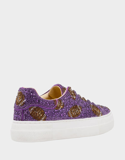 Betsey Johnson Best Price | SIDNY PURPLE FOOTBALL Women's Football Sneaker