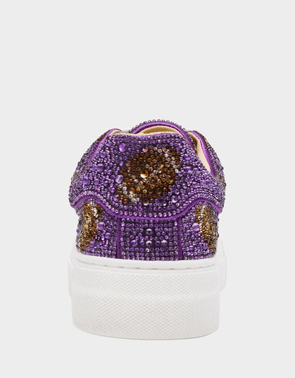 Betsey Johnson Best Price | SIDNY PURPLE FOOTBALL Women's Football Sneaker