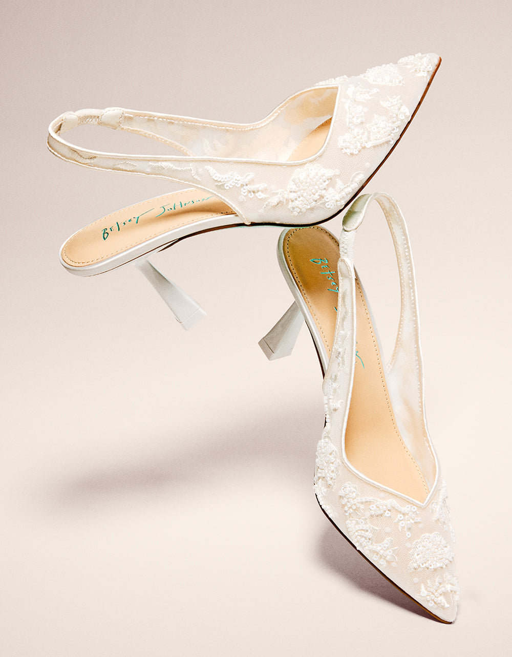 Betsey Johnson Special Offer | NIKKI IVORY Slingback Heels