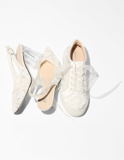 Betsey Johnson Special Offer | NIKKI IVORY Slingback Heels