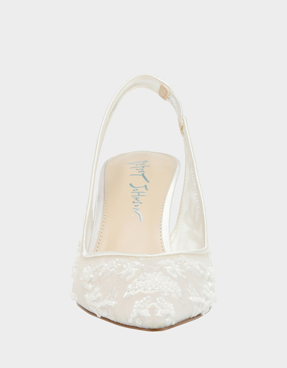 Betsey Johnson Special Offer | NIKKI IVORY Slingback Heels