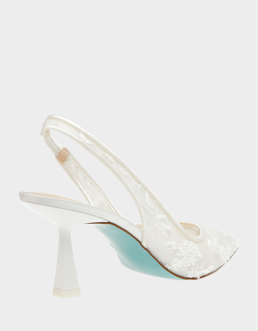 Betsey Johnson Special Offer | NIKKI IVORY Slingback Heels