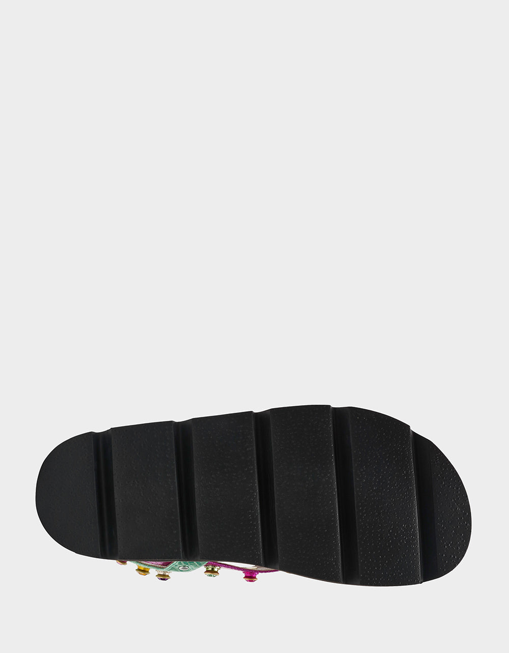 Betsey Johnson Hot Sale | CONLEY METALLIC MULTI Strappy Flatform Sandal