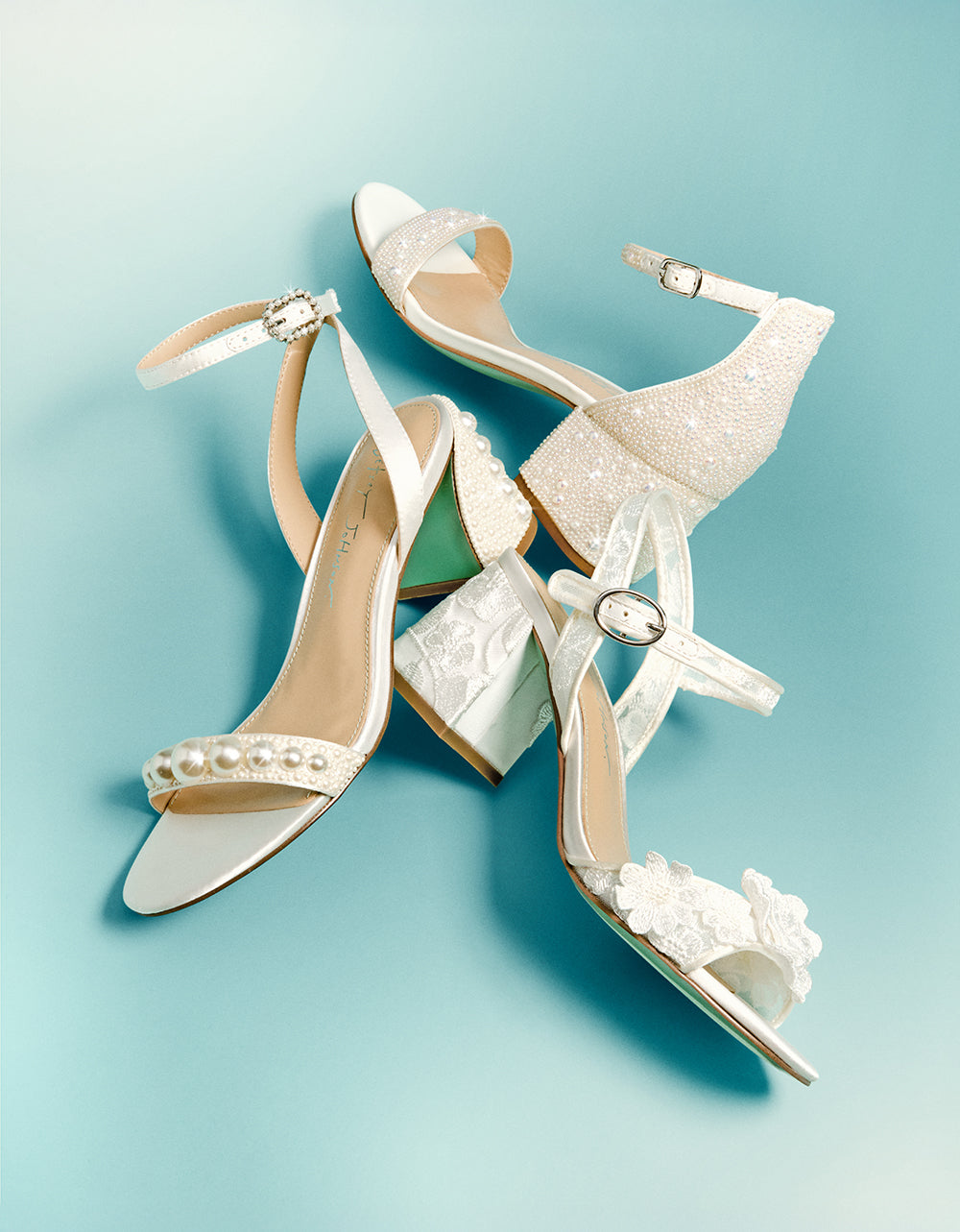 Betsey Johnson Customer Favorite | KAMI PEARL Block Heel Open Toe Women's Heel