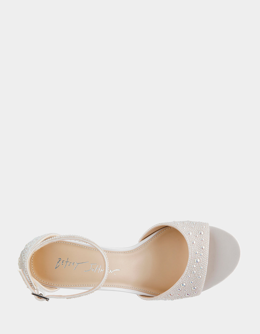 Betsey Johnson Customer Favorite | KAMI PEARL Block Heel Open Toe Women's Heel