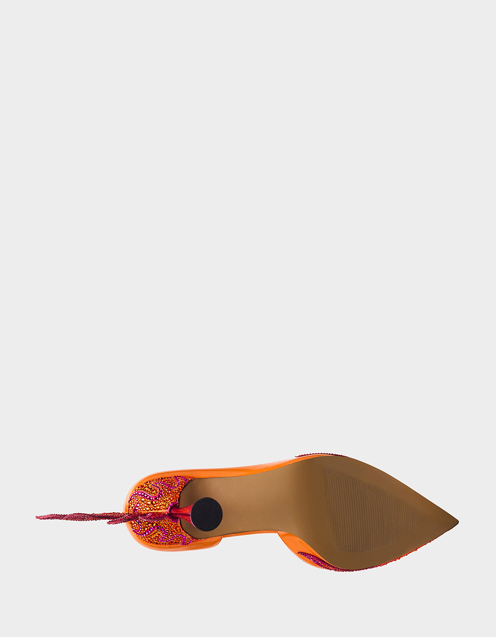Betsey Johnson Great Value | PHOENIX ORANGE MULTI Pointed-Toe Pump Women's Heel