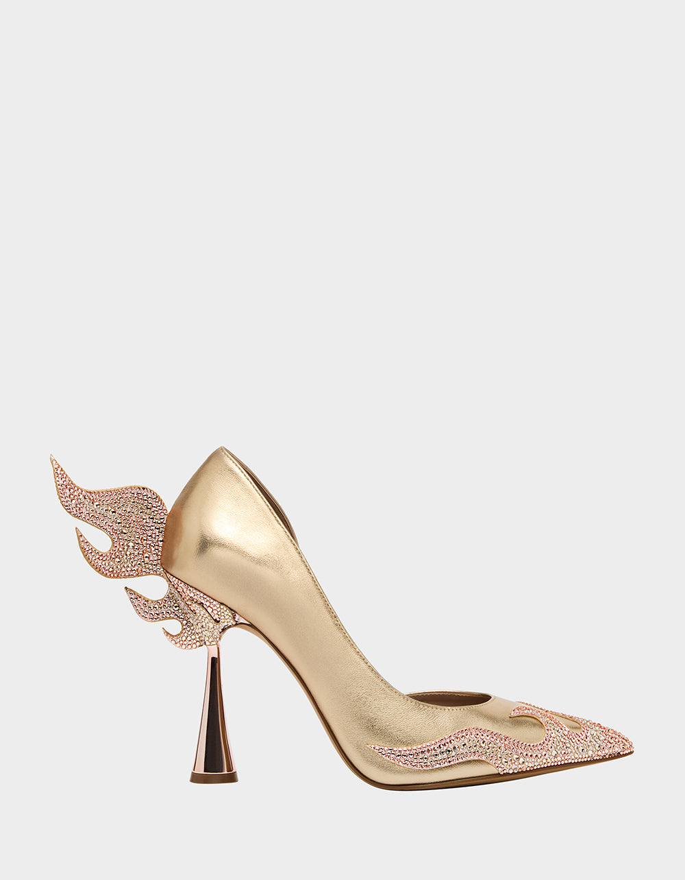 Betsey Johnson Great Value | PHOENIX METAL MULTI Pointed-Toe Pump Women's Heel