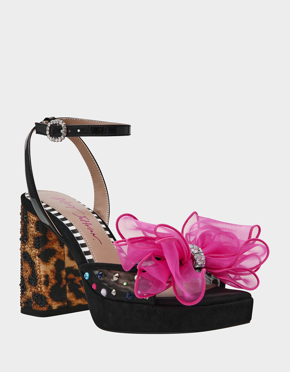 Betsey Johnson Exclusive | PALLOMA BLACK MULTI Women's Platform Block Heel