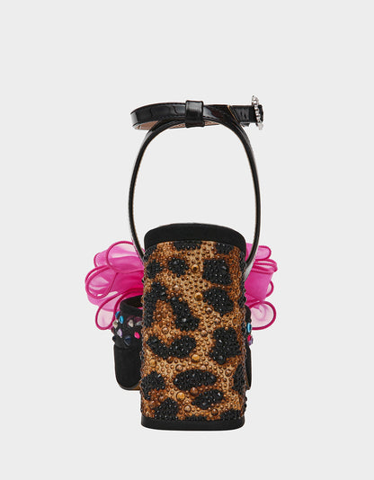Betsey Johnson Exclusive | PALLOMA BLACK MULTI Women's Platform Block Heel