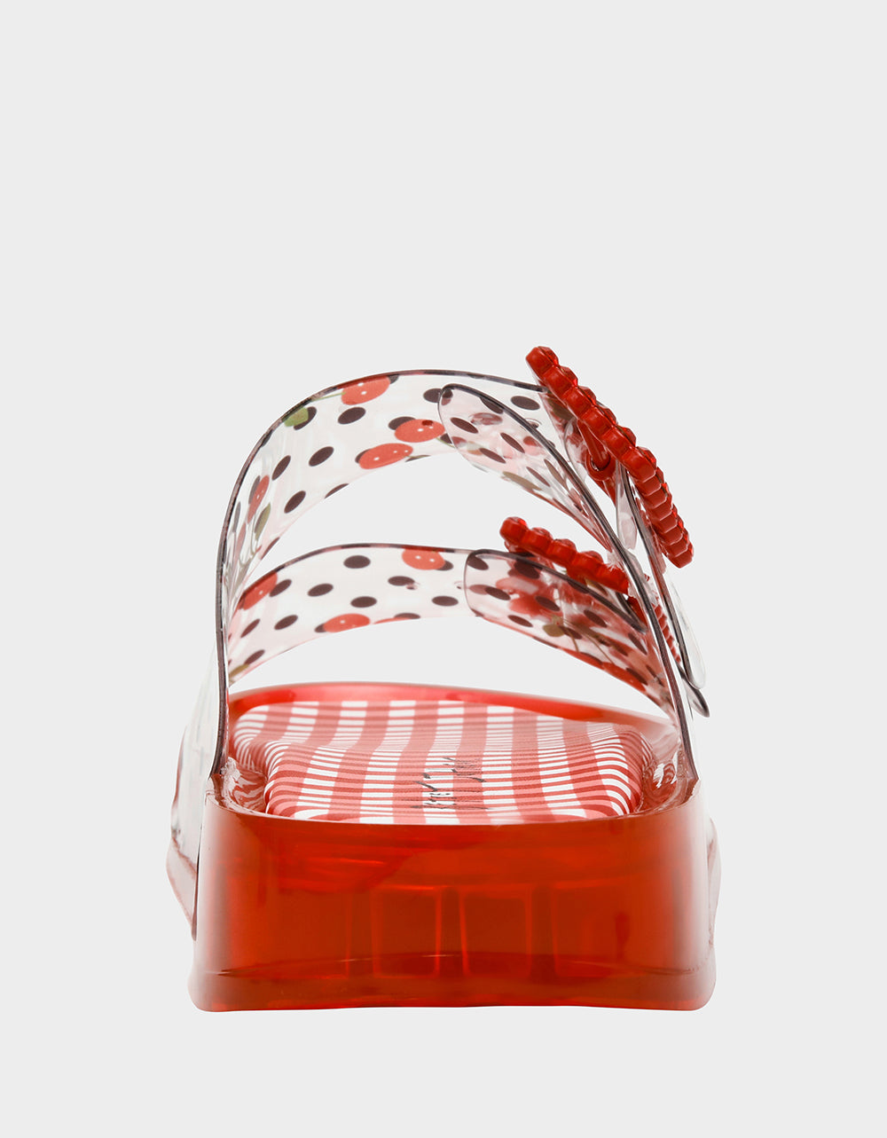 Betsey Johnson Trusted | LANDIN RED MULTI Jelly Flatform Women's Sandal