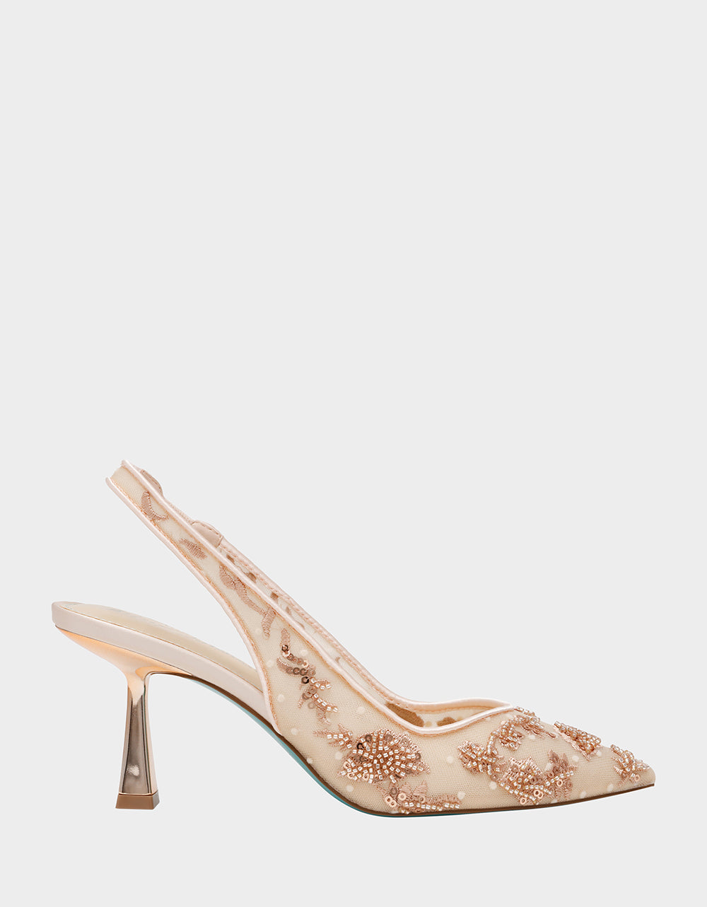 Betsey Johnson Great Value | NIKKI BLUSH Slingback Pointed Toe Women's Heels