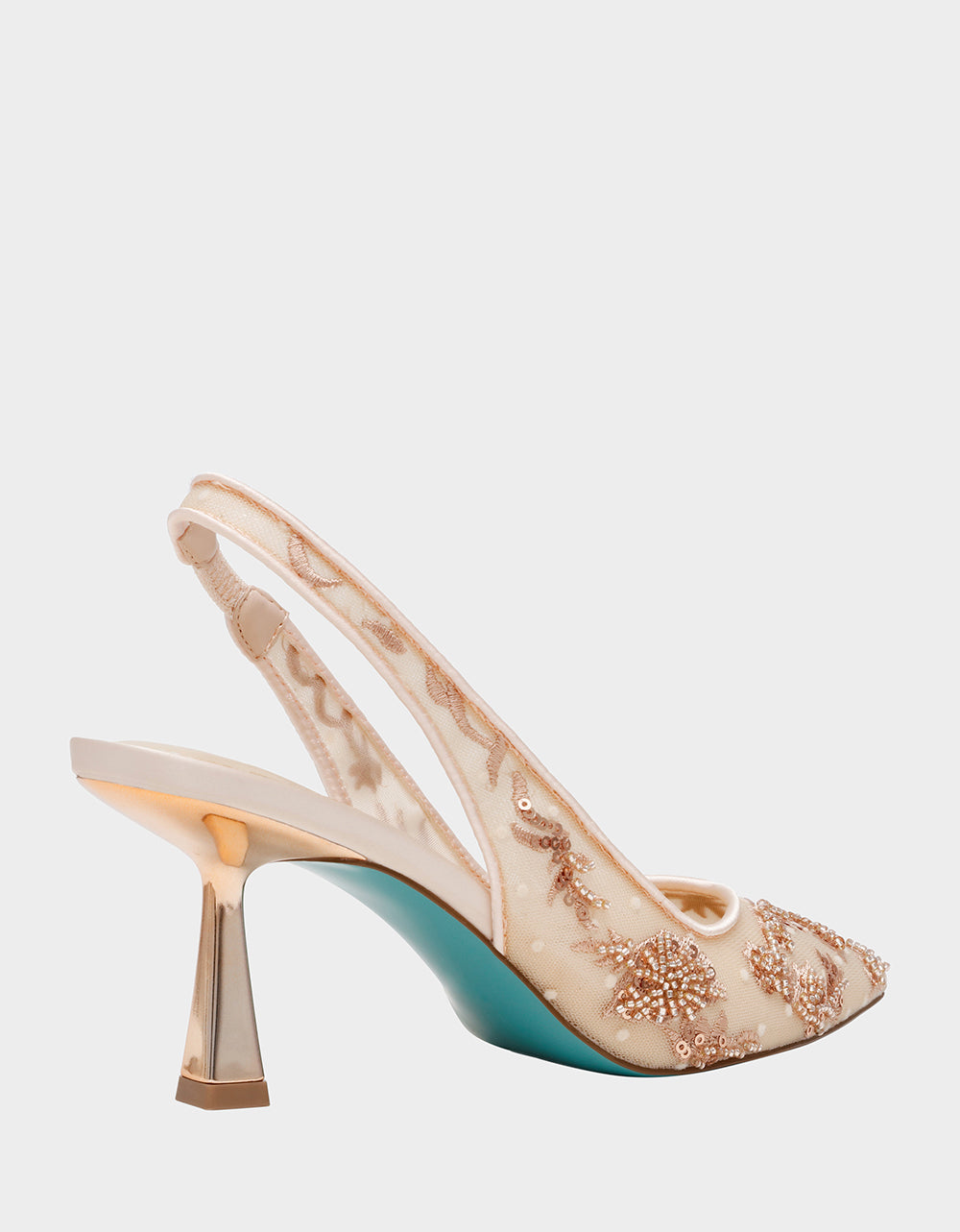 Betsey Johnson Great Value | NIKKI BLUSH Slingback Pointed Toe Women's Heels