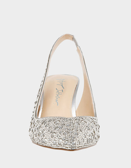 Betsey Johnson Classic | CLARK SILVER Pumps