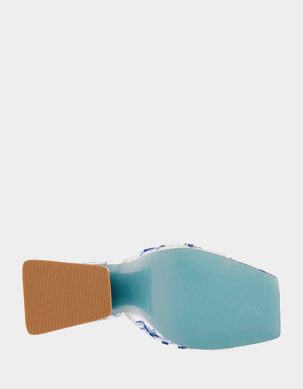 Betsey Johnson Featured | ROO BLUE FLORAL Slip-On Heel