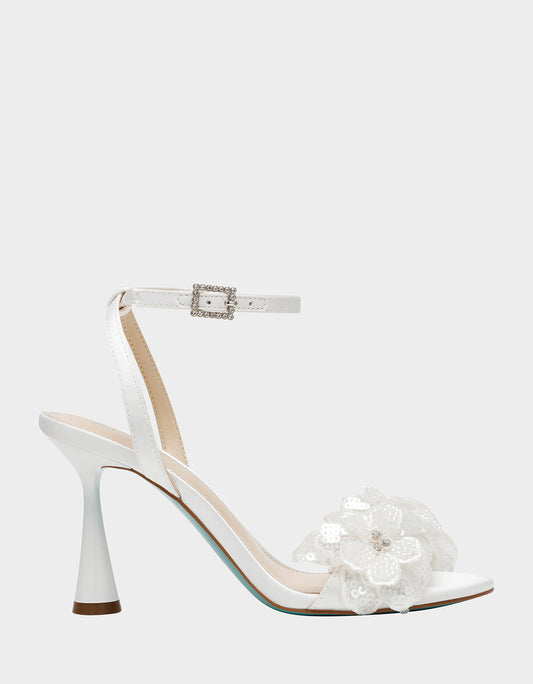 Betsey Johnson Premium | CALI IVORY Strappy Heel