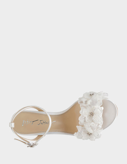 Betsey Johnson Premium | CALI IVORY Strappy Heel