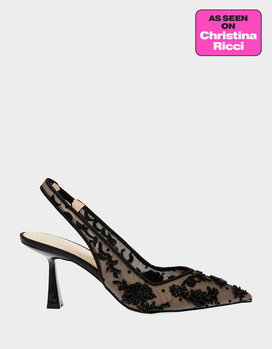 Betsey Johnson Latest | NIKKI BLACK Slingback Heels