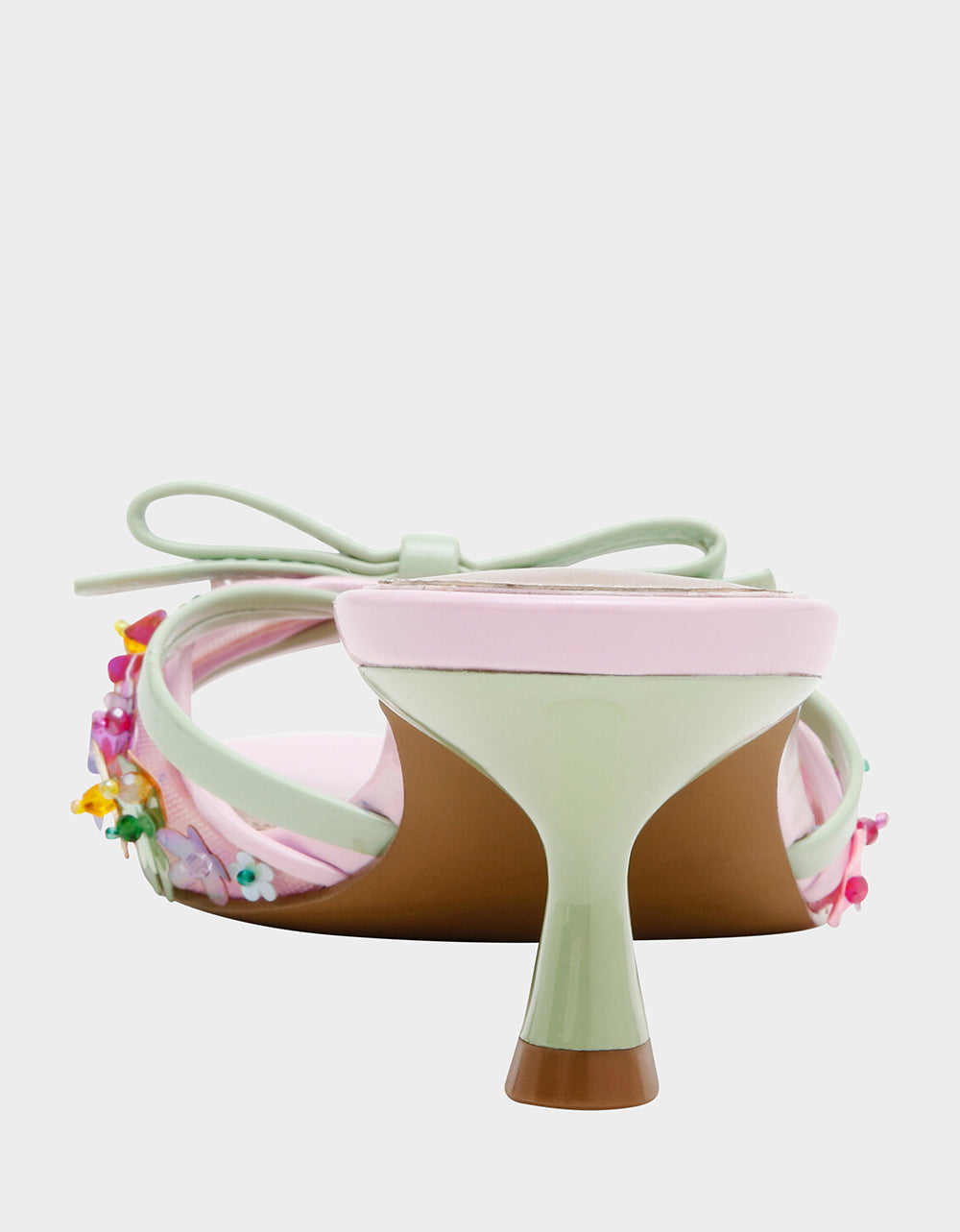 Betsey Johnson Deals | SHIRLEY Pink Multi Women's Kitten Heel Mule Heel