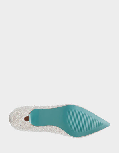 Betsey Johnson Customer Favorite | SCOUT PEARL Bridal Kitten Heel