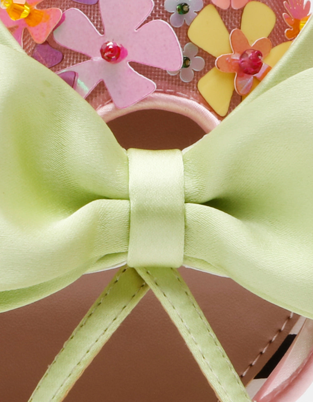 Betsey Johnson Trending | MELISA PINK MULTI Women's Floral Bow Stiletto Heel